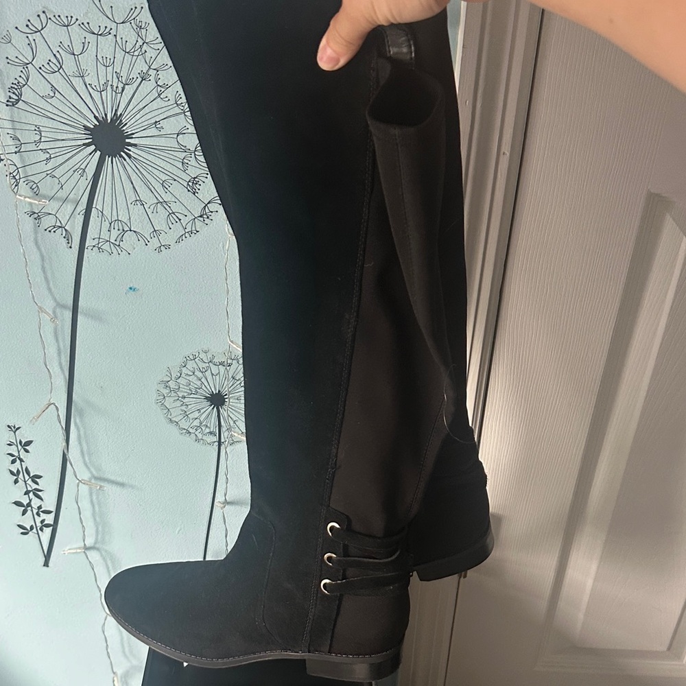 Vince Black Over the Knee Boots
